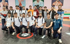 کسب ۹ مدال رنگارنگ مسابقات کشتی آزاد وفرنگی دانشجویان دانشگاه های منطقه ۶ کشور