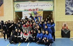کسب عنوان قهرمانی تیم دانشگاه کاشان مسابقات والیبال دختران منطقه ۶ کشور