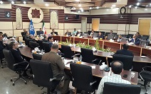 نشست فوق العاده شورای دانشگاه کاشان موضوع پیشگیری بیماری کرونا نحوه فعالیت دانشگاه