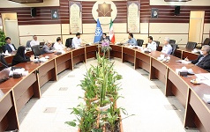 نشست کمیته بین المللی سازی- عزم جدی دانشگاه کاشان برای قرار گرفتن بین ۵ دانشگاه کشور تراز بین المللی
