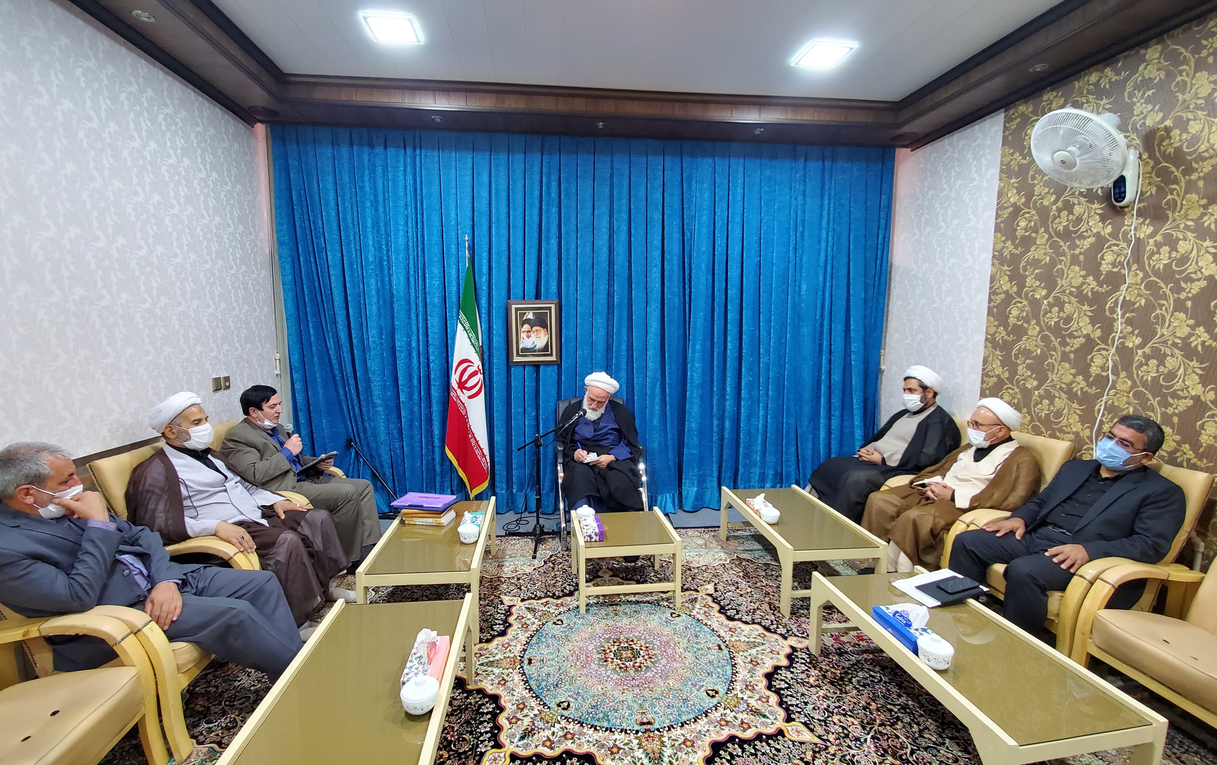 دیدار هیئت رئیسه دانشگاه حضرت آیت الله سلیمانی امام جمعه کاشان