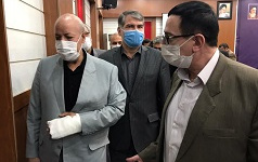 دیدار رایزنی رئیس دانشگاه کاشان استاندار اصفهان حاشیه شورای اداری شهرستان کاشان