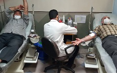 برگزاری پویش اهداء خون توسط کارکنان دانشگاه کاشان