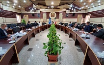 حضور مسئولان کارشناسان مرکز تعاملات بین المللی معاونت علمی فناوری ریاست جمهوری دانشگاه کاشان