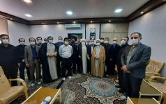 دیدار جمعی بسیجیان دانشگاه کاشان نماینده ولی فقیه امام جمعه کاشان