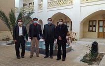 نشست رؤسای ادواری مرکز کاشان‌شناسی رئیس دانشگاه کاشان