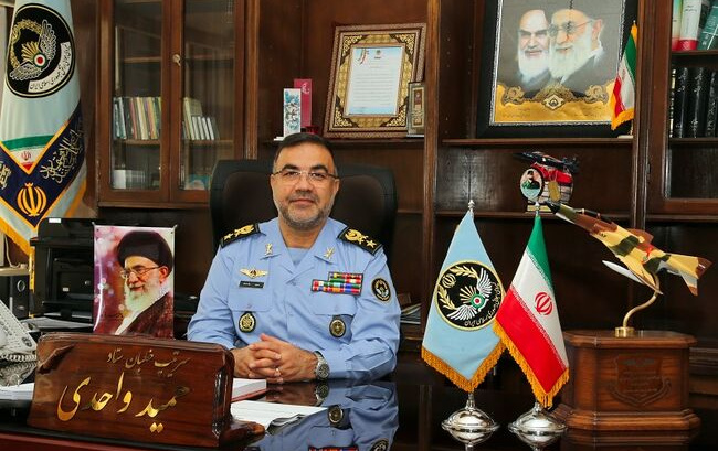 انتصاب امیر سرتیپ خلبان حمید واحدی فرماندهی نیروی هوایی ارتش