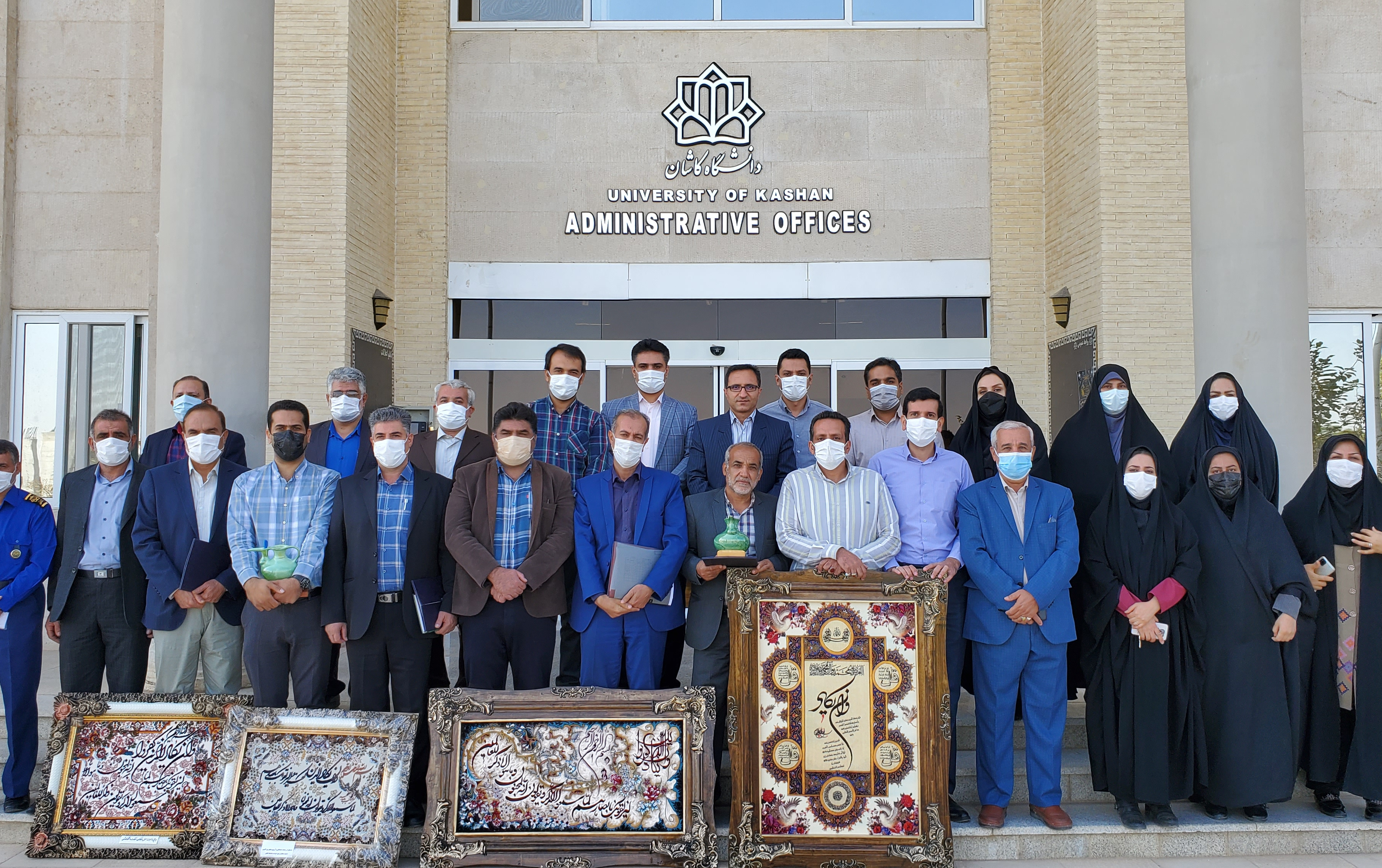 مدیران جدید امور مالی حراست دانشگاه کاشان معرفی شدند