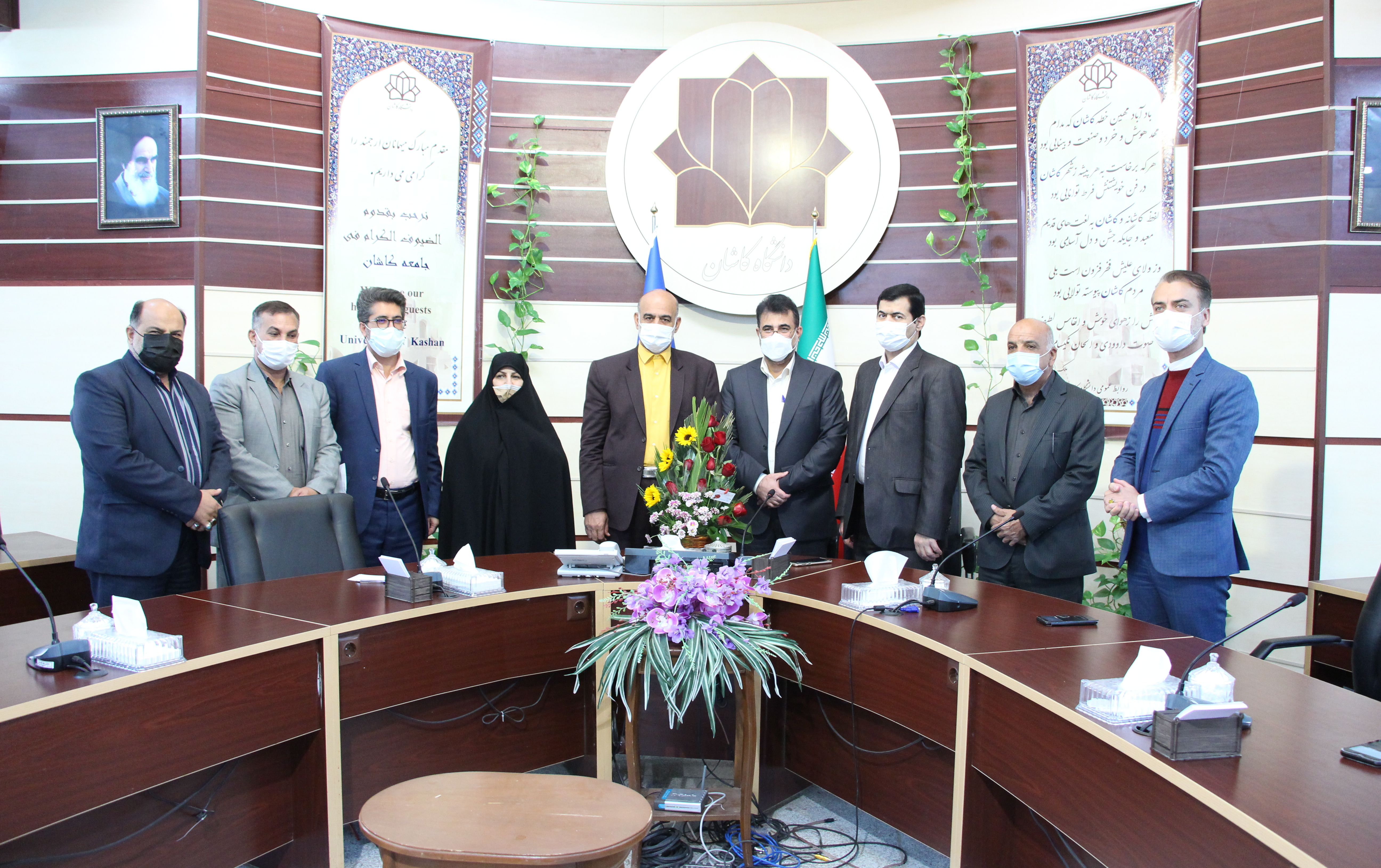 دیدار اعضای شورای شهر کاشان سرپرست دانشگاه کاشان عنوان شد: دانشگاه کاشان یاری رسان توسعه مدیریت شهری