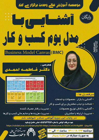 آشنایی مدل بوم کسب کار