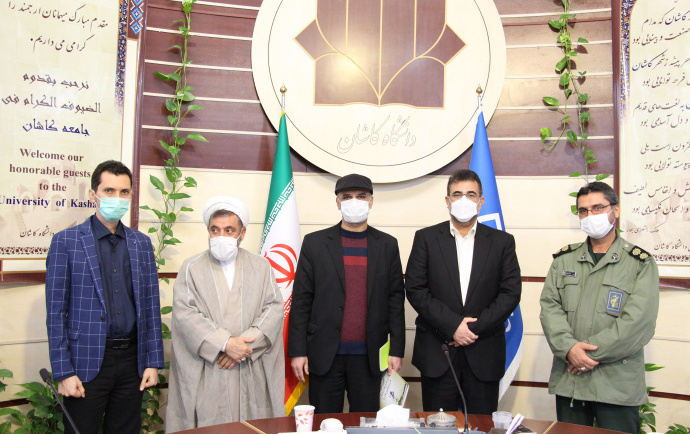 مراسم تکریم معارفه مسئول بسیج کارمندی دانشگاه کاشان
