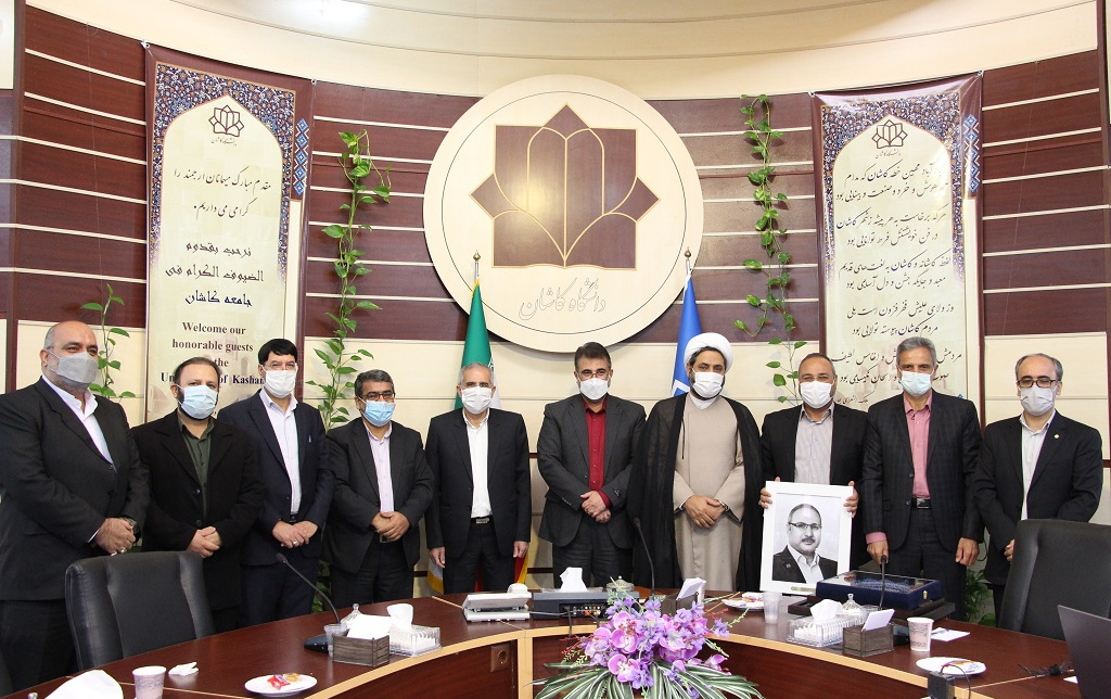 مراسم تکریم معارفه مدیران روابط عمومی برنامه ریزی توسعه دانشگاه کاشان