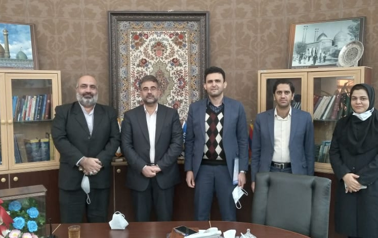 دیدار رئیس تامین اجتماعی شعبه راوند رئیس دانشگاه