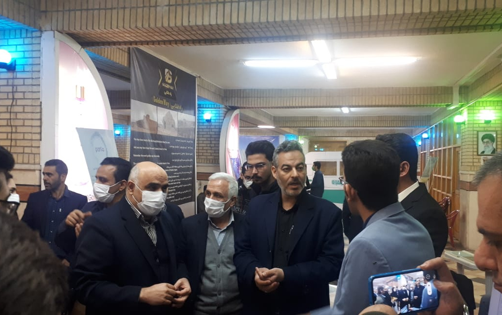 بازدید رییس هیئت نمایندگان اتاق بازرگانی، صنایع ، معادن کشاورزی کاشان نمایشگاه فصل جهش
