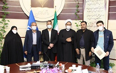 تجلیل اعطای بورسیه تحصیلی ۲۳ دانشجوی ممتاز دانشگاه کاشان