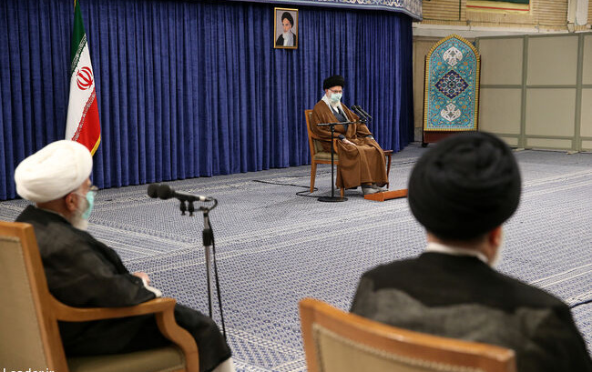 رهبر معظم انقلاب اسلامی دیدار رئیس نمایندگان مجلس خبرگان رهبری: