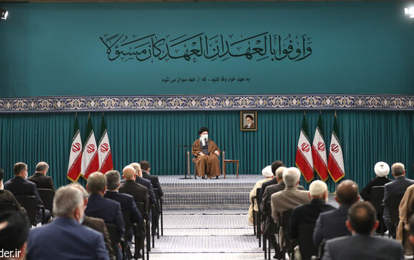 رهبر معظم انقلاب اسلامی دیدار مسئولان کارگزاران نظام: