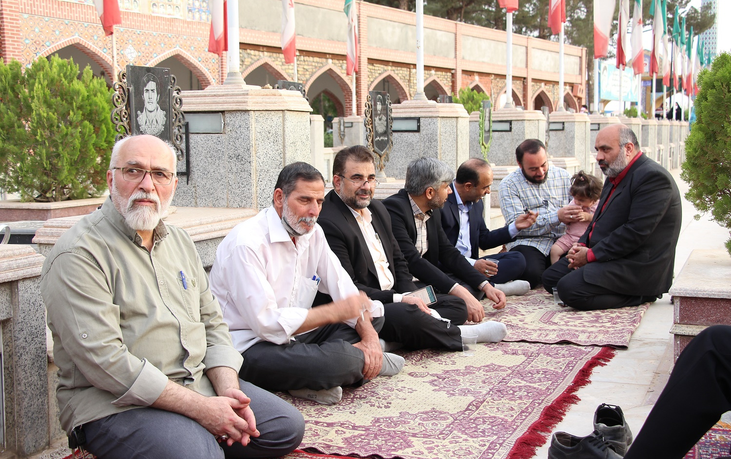 تجلیل ادای احترام شهدای سوم خرداد گرامی داشت سالروز تولد شهید باغمیرانی