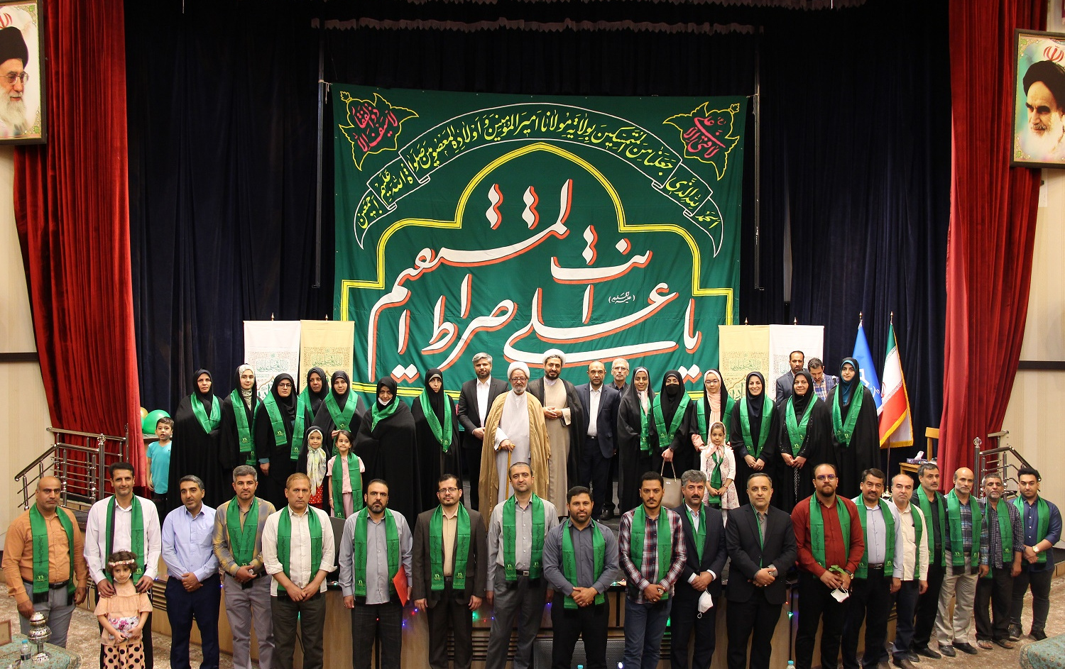 گزارش تصویری شادیانه بزرگداشت عیدالله اکبر تجلیل خانواده بزرگ سادات دانشگاه کاشان