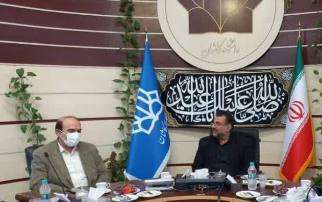 دیدار رییس دانشگاه علوم پزشکی رئیس دانشگاه کاشان