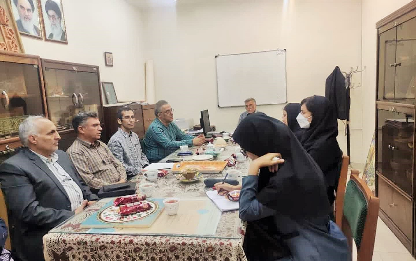 جلسه معارفه اولین ورودی دکتری دانشکده معماری هنر دانشگاه کاشان
