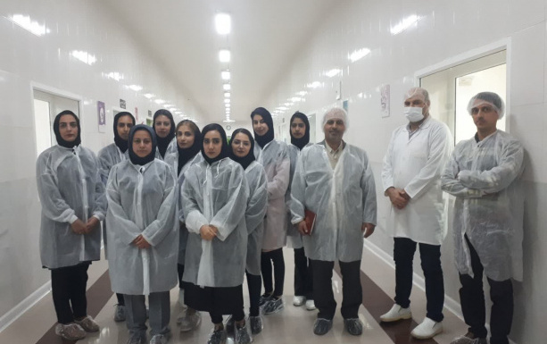 بازدید دانشجویان دانشگاه کاشان شرکت باریج اسانس