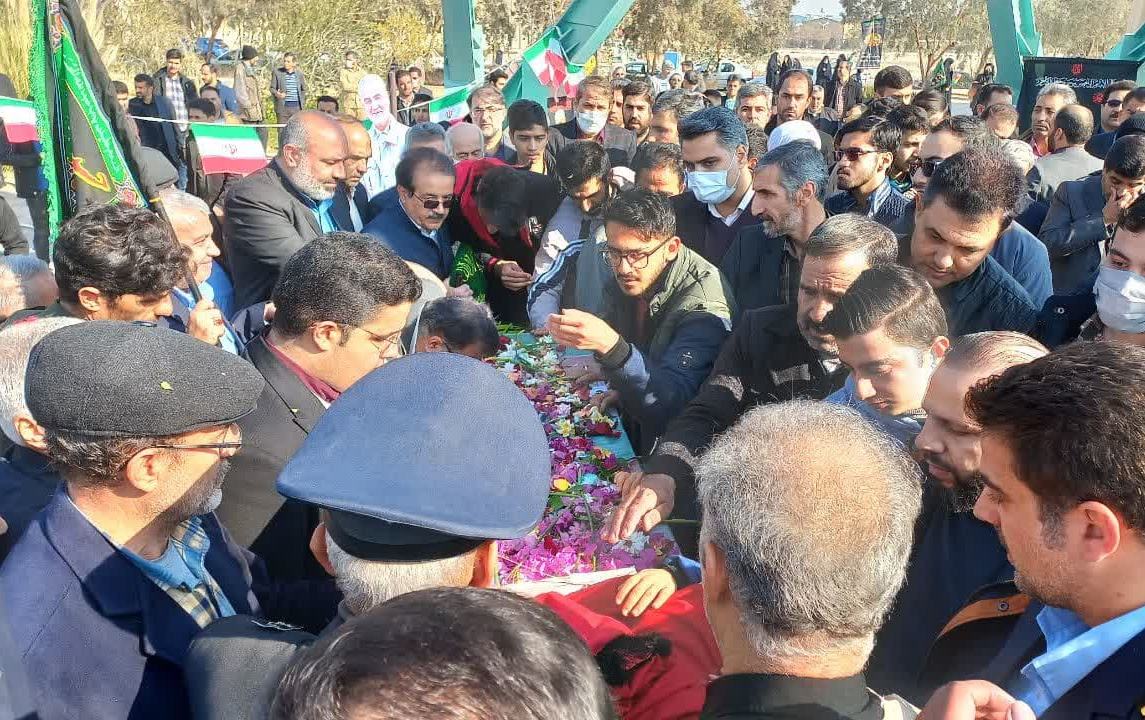 میزبانی دانشگاه کاشان پیکر مطهر شهید گمنام