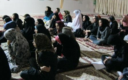 بازدید مسئول نهاد رهبری دانشگاه کاشان خوابگاه دانشجویی خواهران