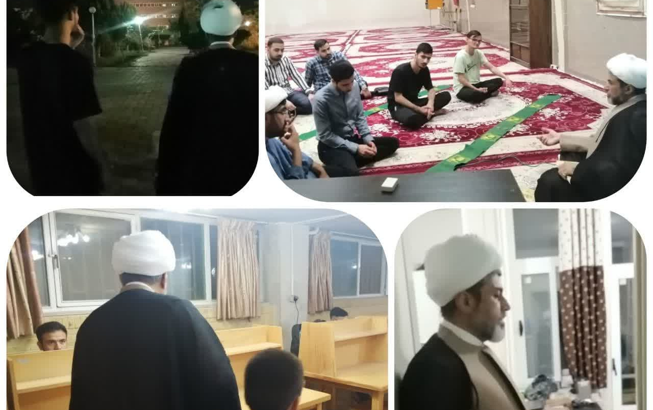 حضور حجت الاسلام والمسلمین دکتر محمدی خوابگاه برادران سالن اندیشه.