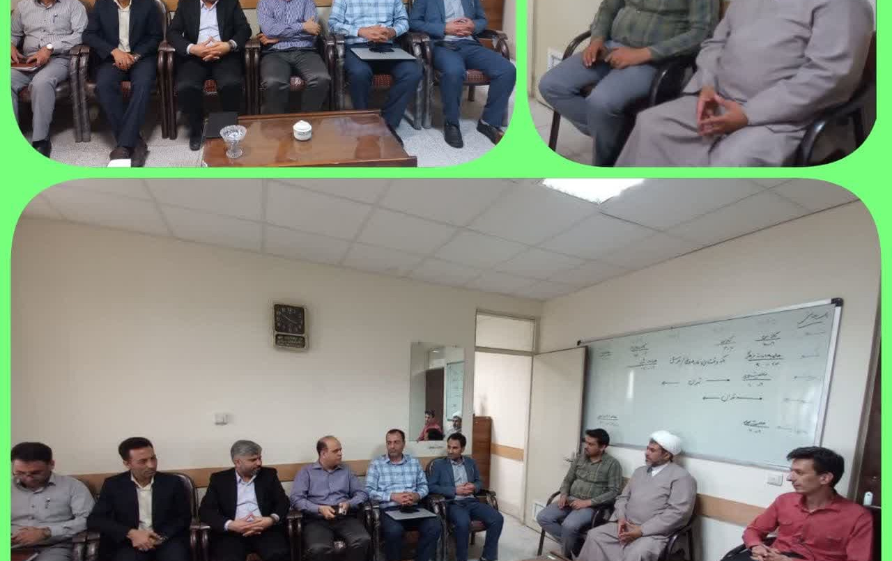 نشست صمیمانه مسئول نهاد رهبری حوزه معاونت پژوهش دانشگاه کاشان