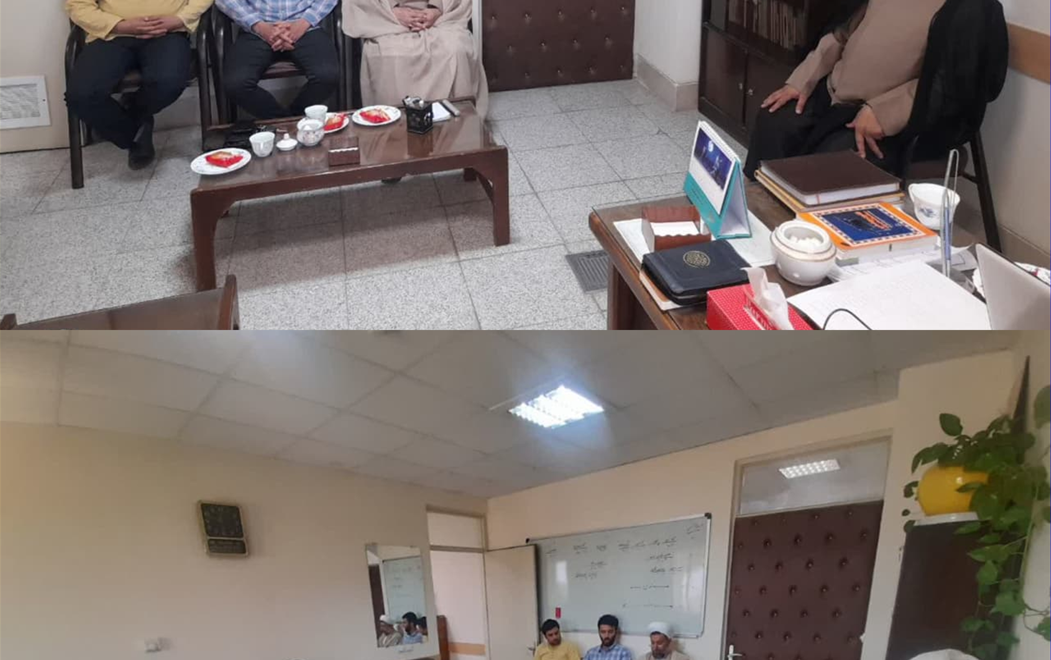 برگزاری نشست صمیمانه مسئول نهاد رهبری جامعه اسلامی دانشجویان دانشگاه کاشان