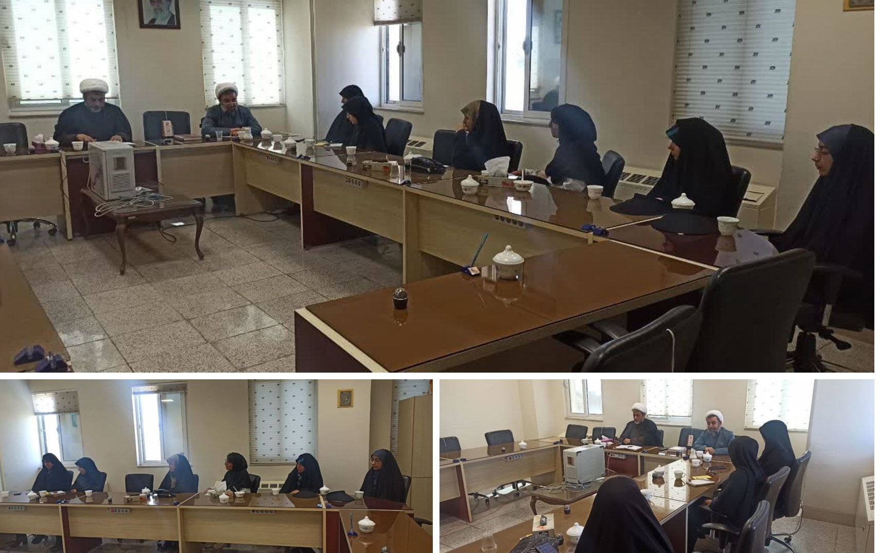نشست صمیمانه مسئول نهاد رهبری اعضای شورای کانون شهدای دانشگاه کاشان.