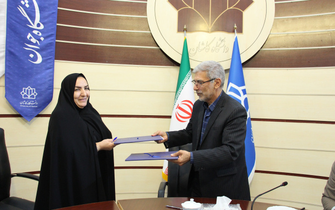 انعقاد تفاهم نامه همکاری‌های آموزشی، پژوهشی مشاوره‌ای فی مابین دانشگاه کاشان اداره بهزیستی کاشان