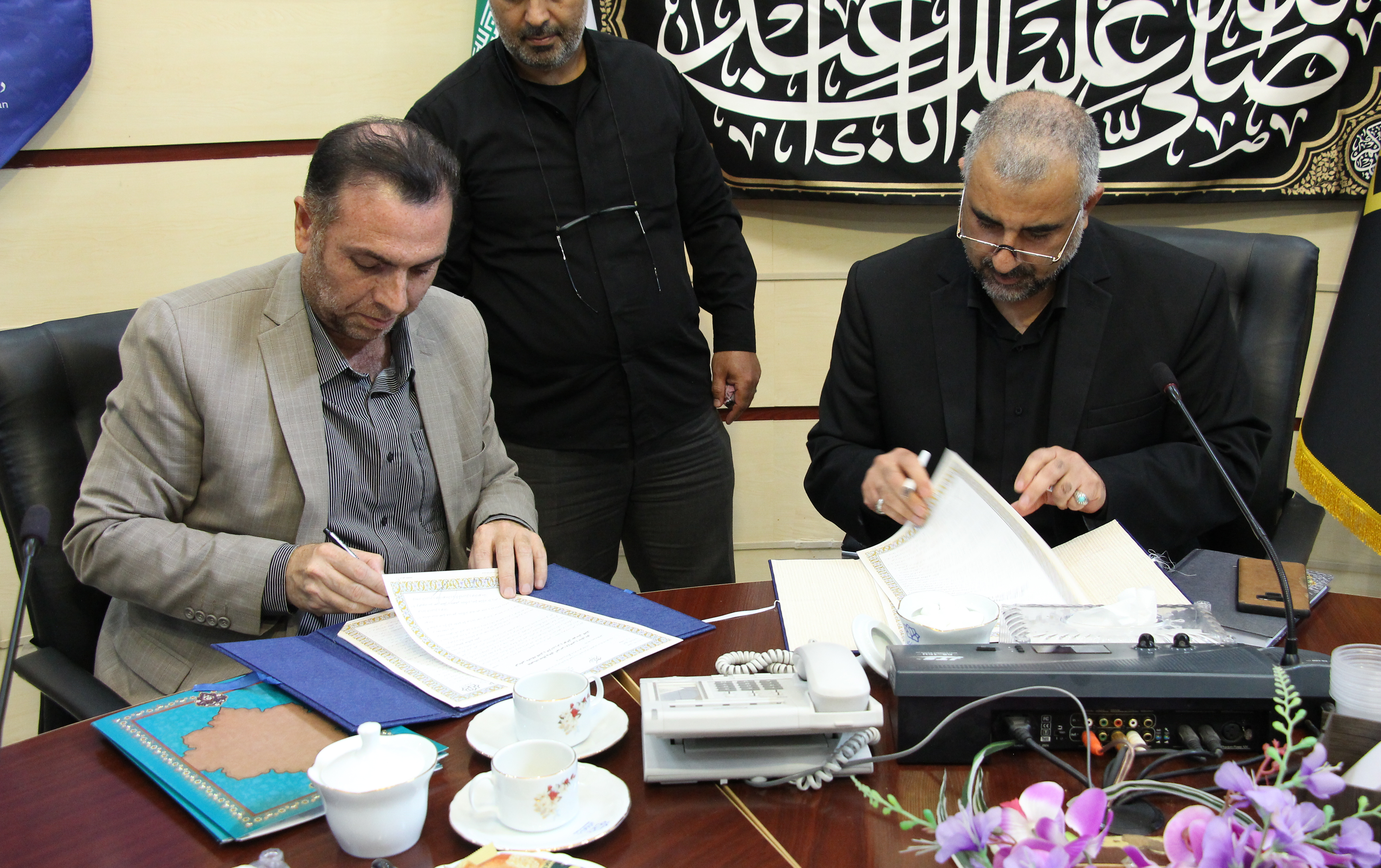 انعقاد تفاهم نامه فی مابین دانشگاه کاشان اداره ورزش امورجوانان کاشان