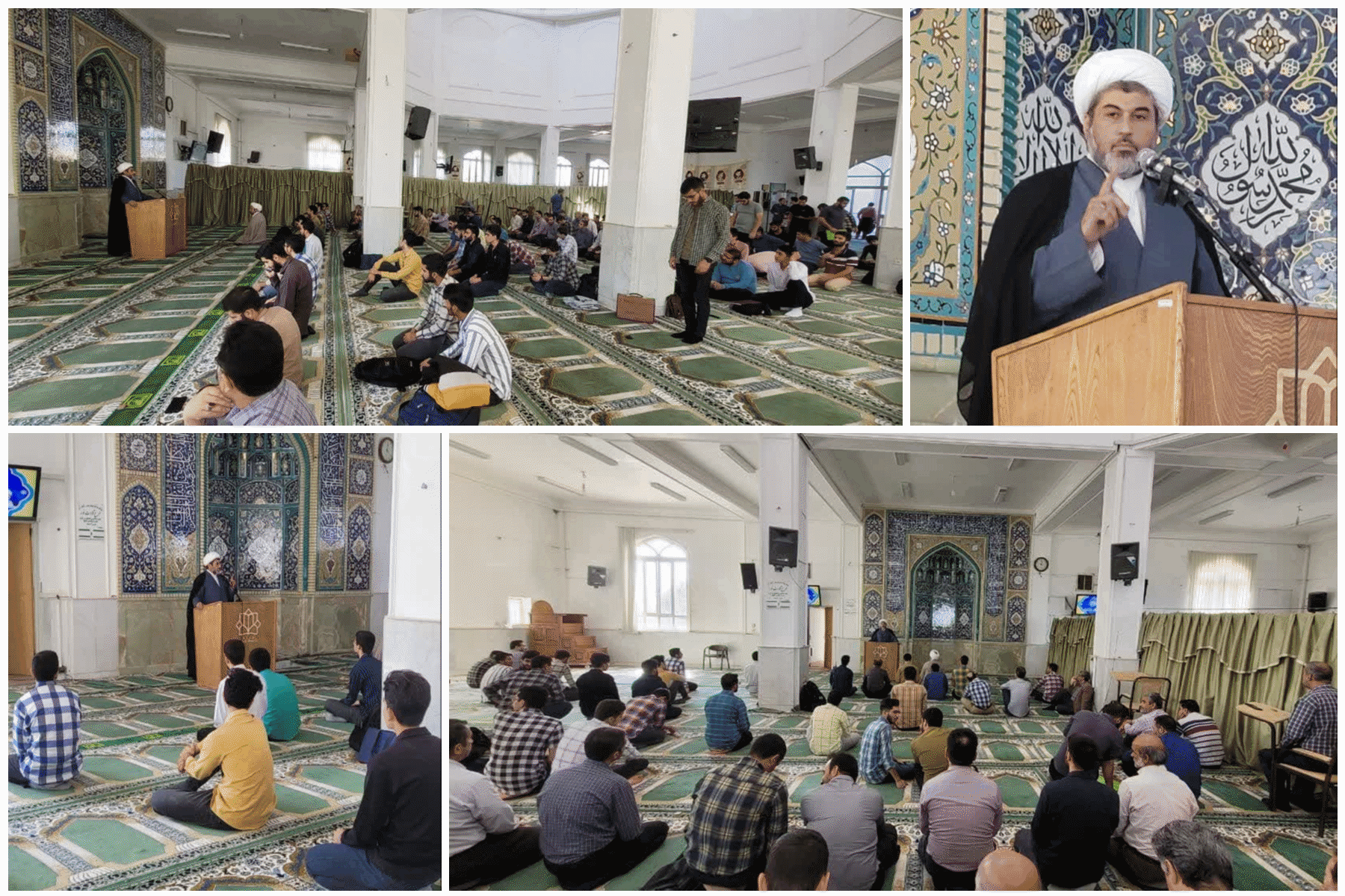 بیان احکام نماز مسافر توسط مسئول نهاد رهبری مسجد دانشگاه کاشان