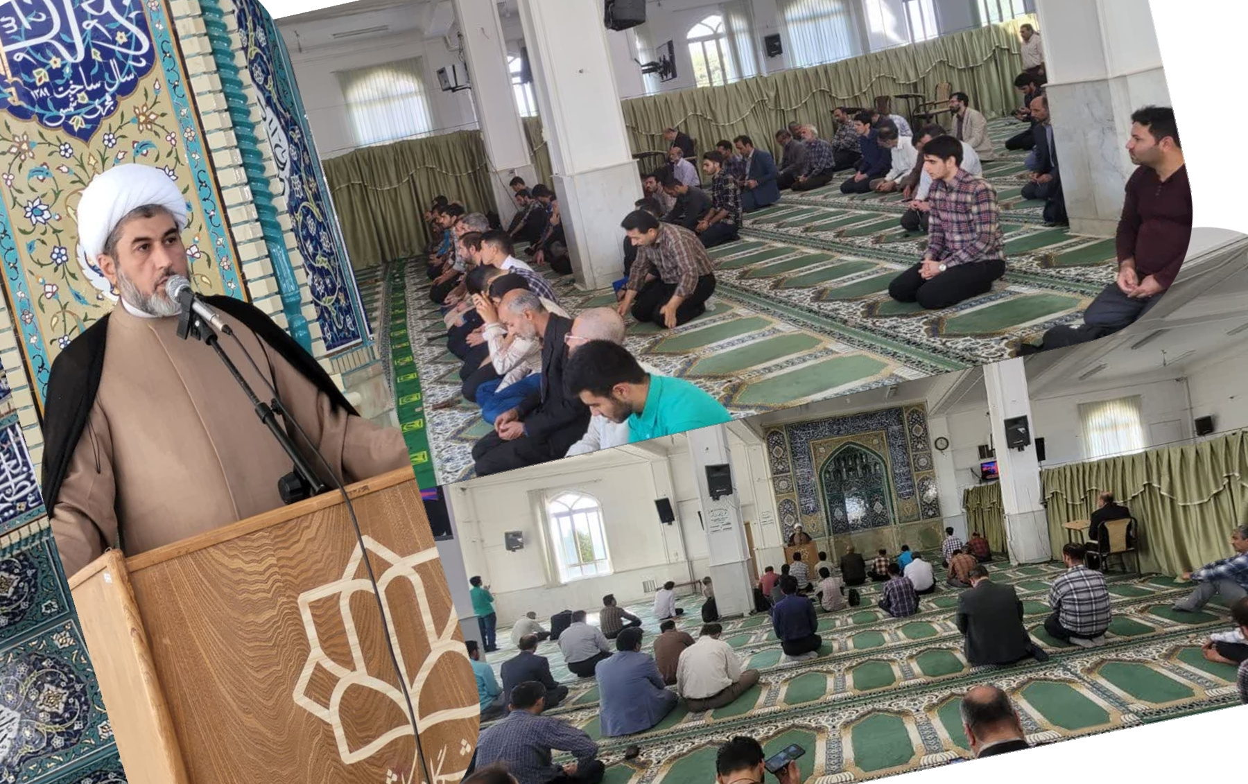 بیان احکام نماز مسافر توسط مسئول نهاد رهبری مسجد دانشگاه کاشان.