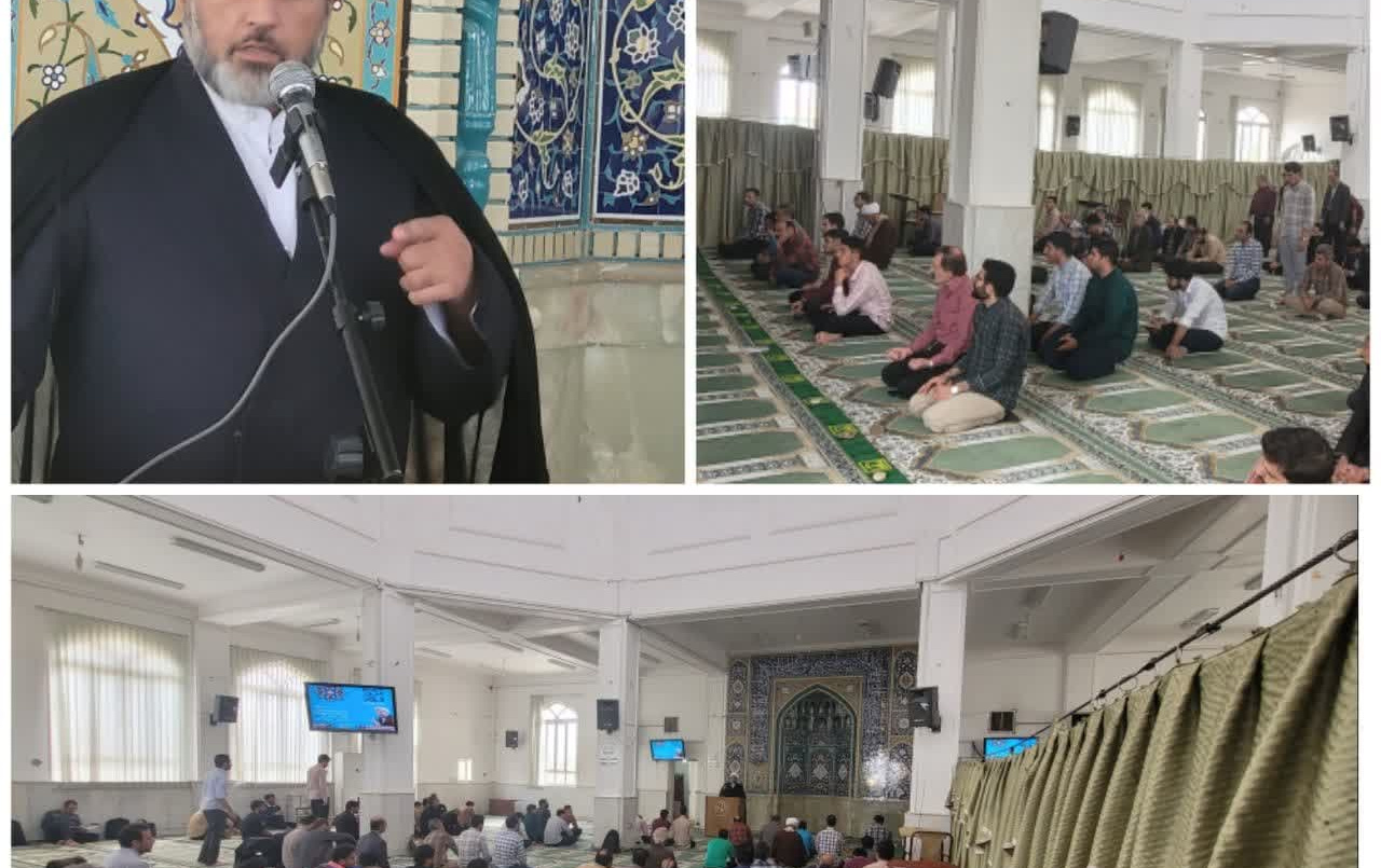 برگزاری سخنرانی مسئول نهاد رهبری مسجد دانشگاه کاشان