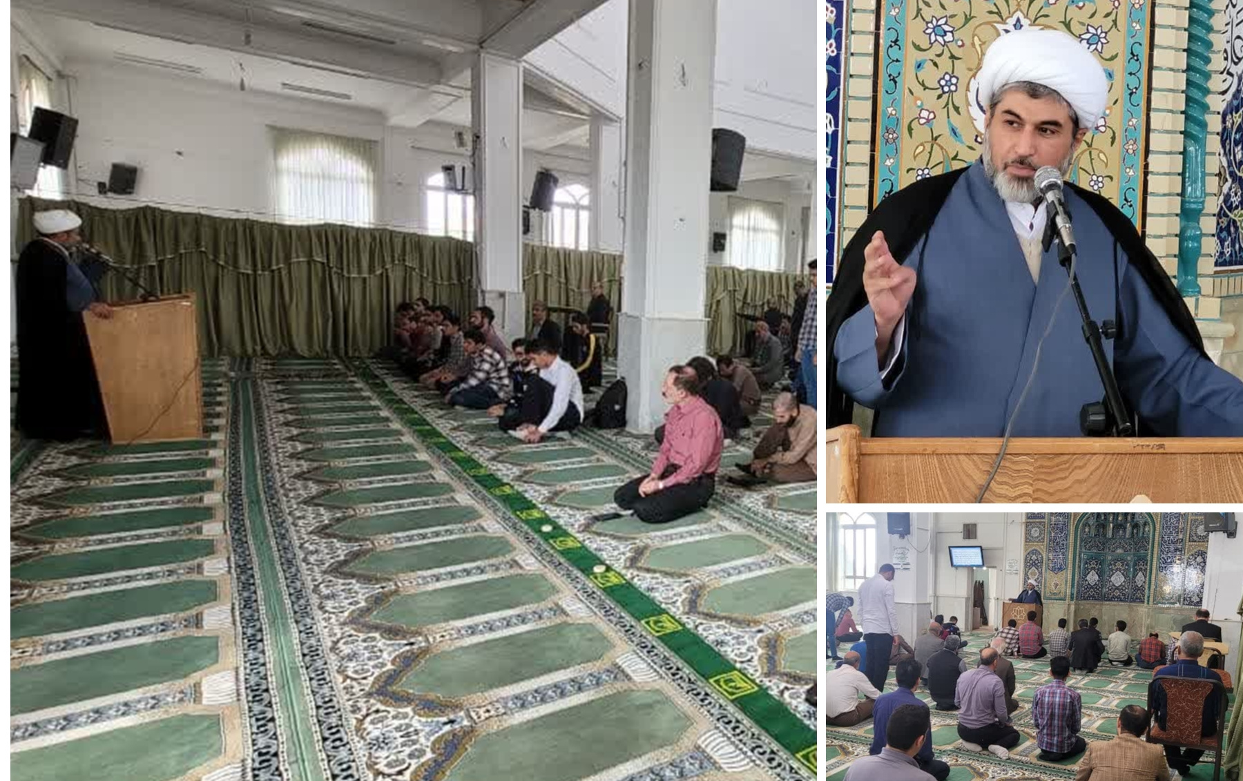 برگزاری سخنرانی مسئول نهاد رهبری مناسبت ۱۳ آبان روز استکبار ستیزی مسجد دانشگاه کاشان