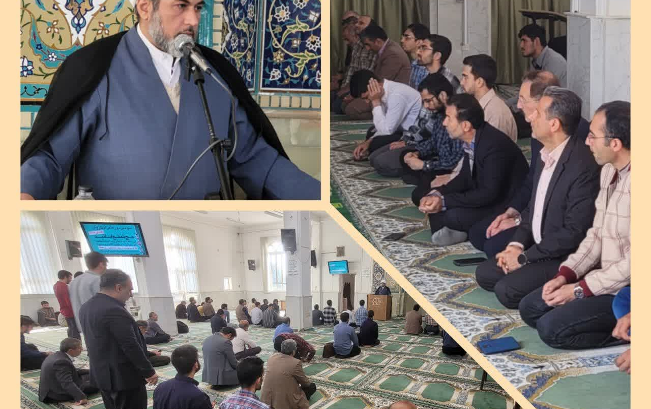 بیان احکام مربوط تاثیر تغذیه بر نماز، توسط مسئول نهاد رهبری مسجد دانشگاه کاشان