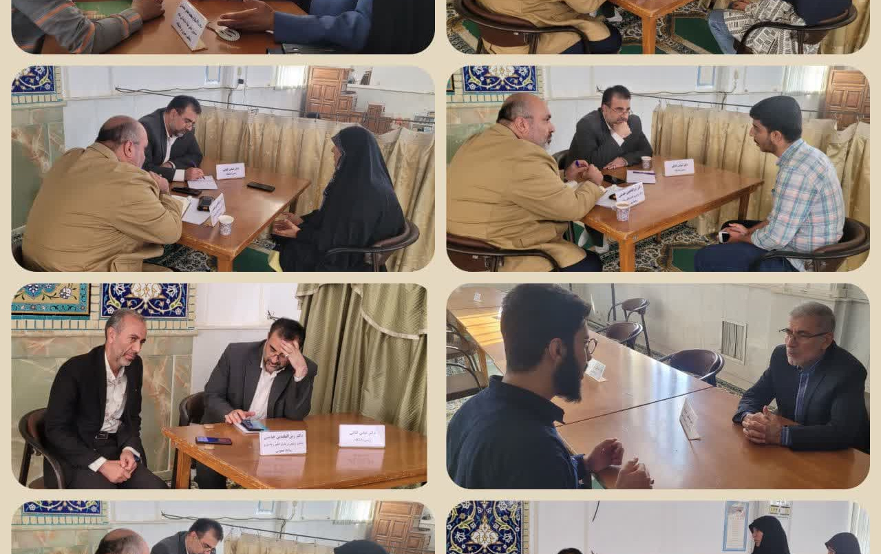 برگزاری ویژه برنامه دیدار حضوری اعضاء محترم هیئت رئیسه دانشگاه عنوان میز خدمت مسجد دانشگاه کاشان
