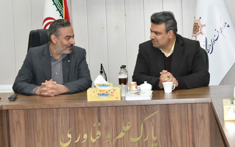 بازدید رئیس دانشگاه فنی حرفه ای کشور پارک علم فناوری دانشگاه کاشان