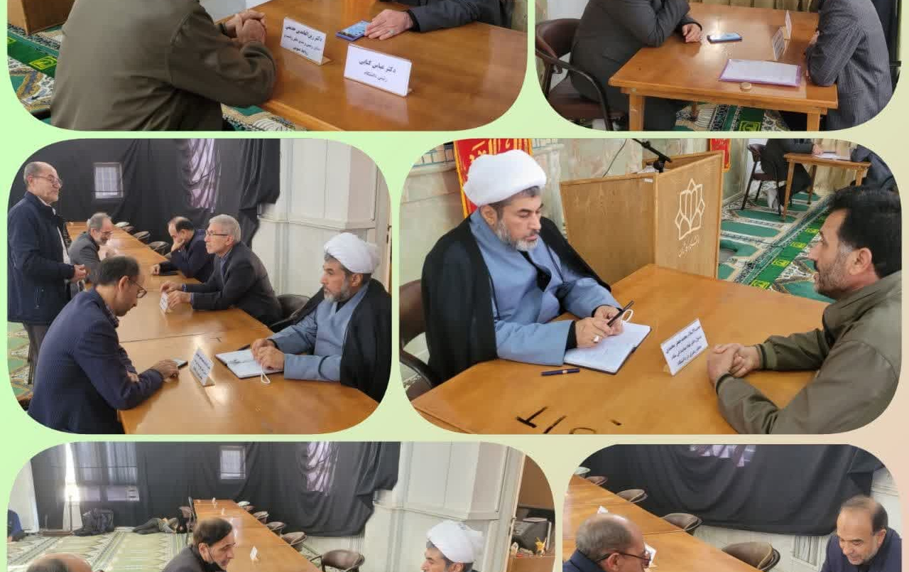 برگزاری ویژه برنامه دیدار حضوری اعضاء محترم هیئت رئیسه دانشگاه عنوان میز خدمت مسجد دانشگاه کاشان