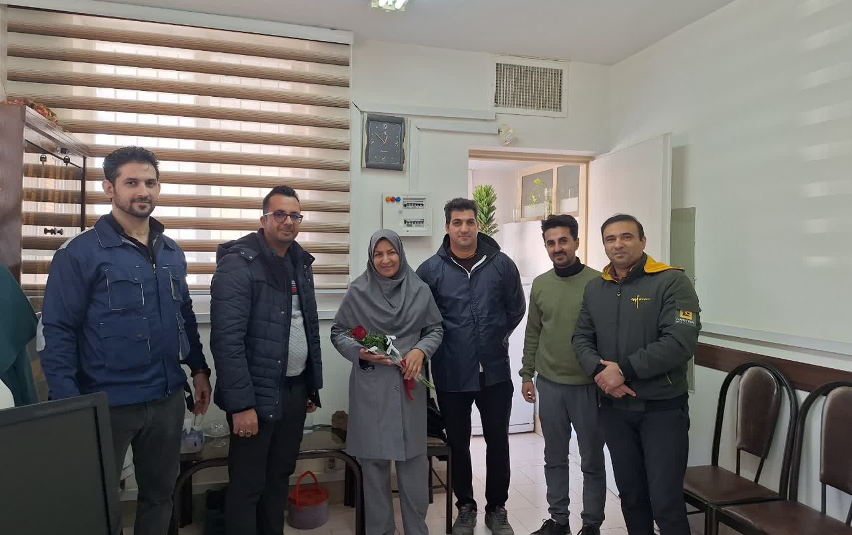 تبریک روز زن تقدیر زحمات نیروی محترم تاسیسات