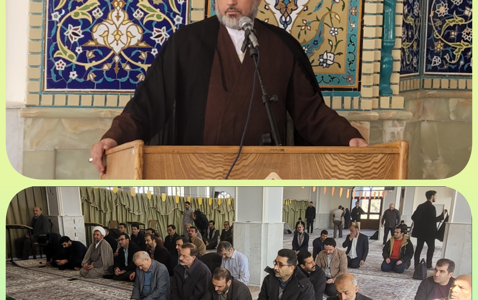 بیان "فوائد تسبیحات حضرت فاطمه زهرا سلام الله علیها " کلام مسئول رهبری مسجد دانشگاه کاشان
