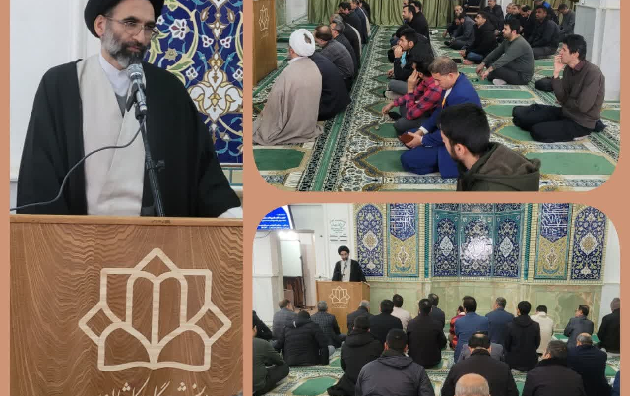 برگزاری پنجمین جلسه سلسله جلسات تفسیر قران کریم توسط حجت‌الاسلام والمسلمین حسینی مسجد دانشگاه کاشان