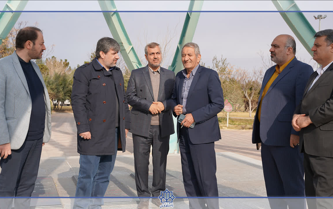 گزارش تصویری بازدید دبیر ستاد خیرین وزارت علوم پروژه های خیرساز دانشگاه کاشان