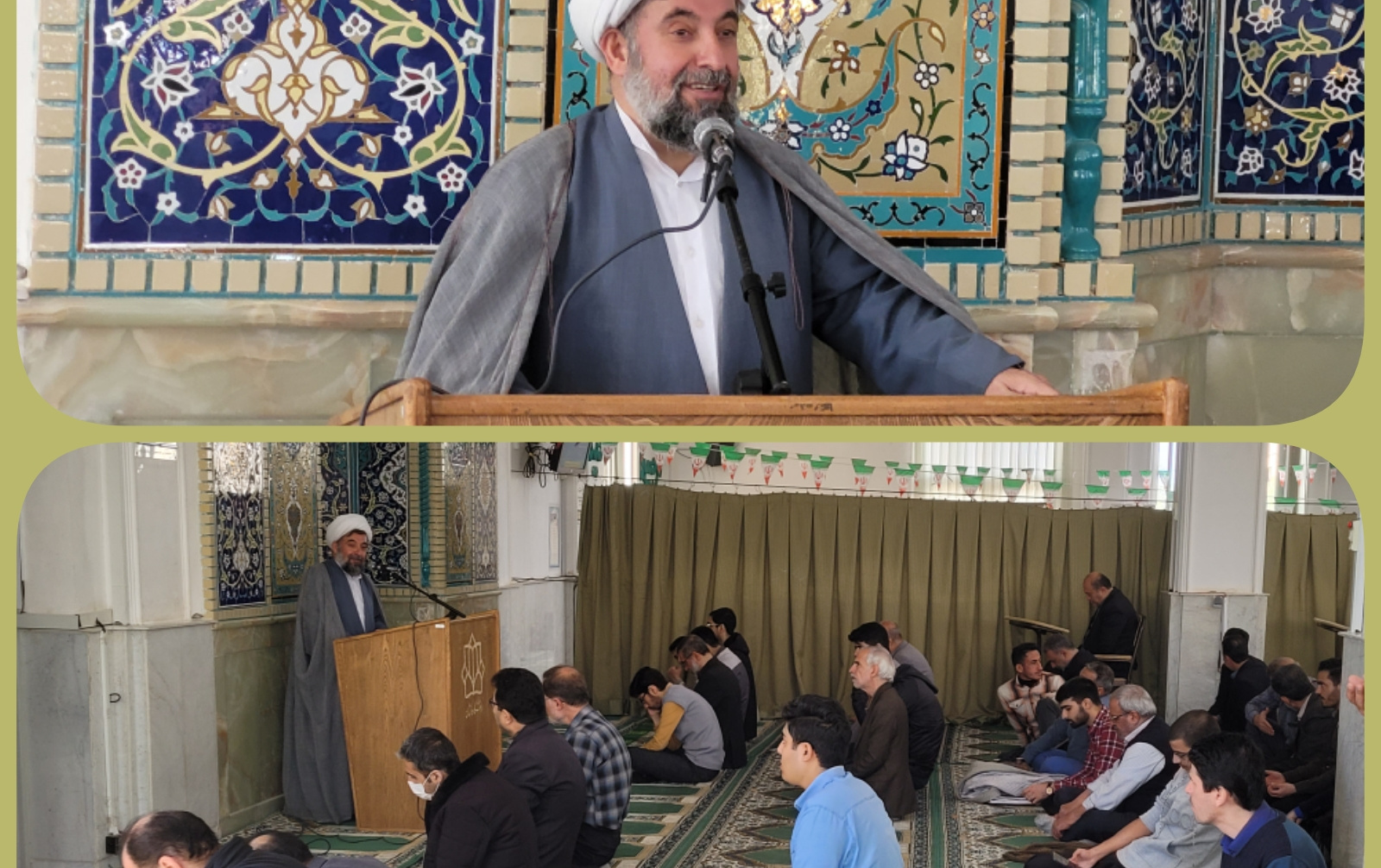 سخنرانی معاون نهاد نمایندگی مقام معظم رهبری مسجد دانشگاه کاشان