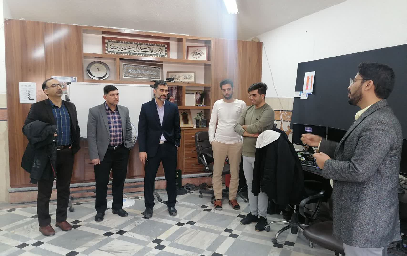 بازدید معاونت توسعه شرکت های دانش بنیان پارک علم فناوری دانشگاه کاشان