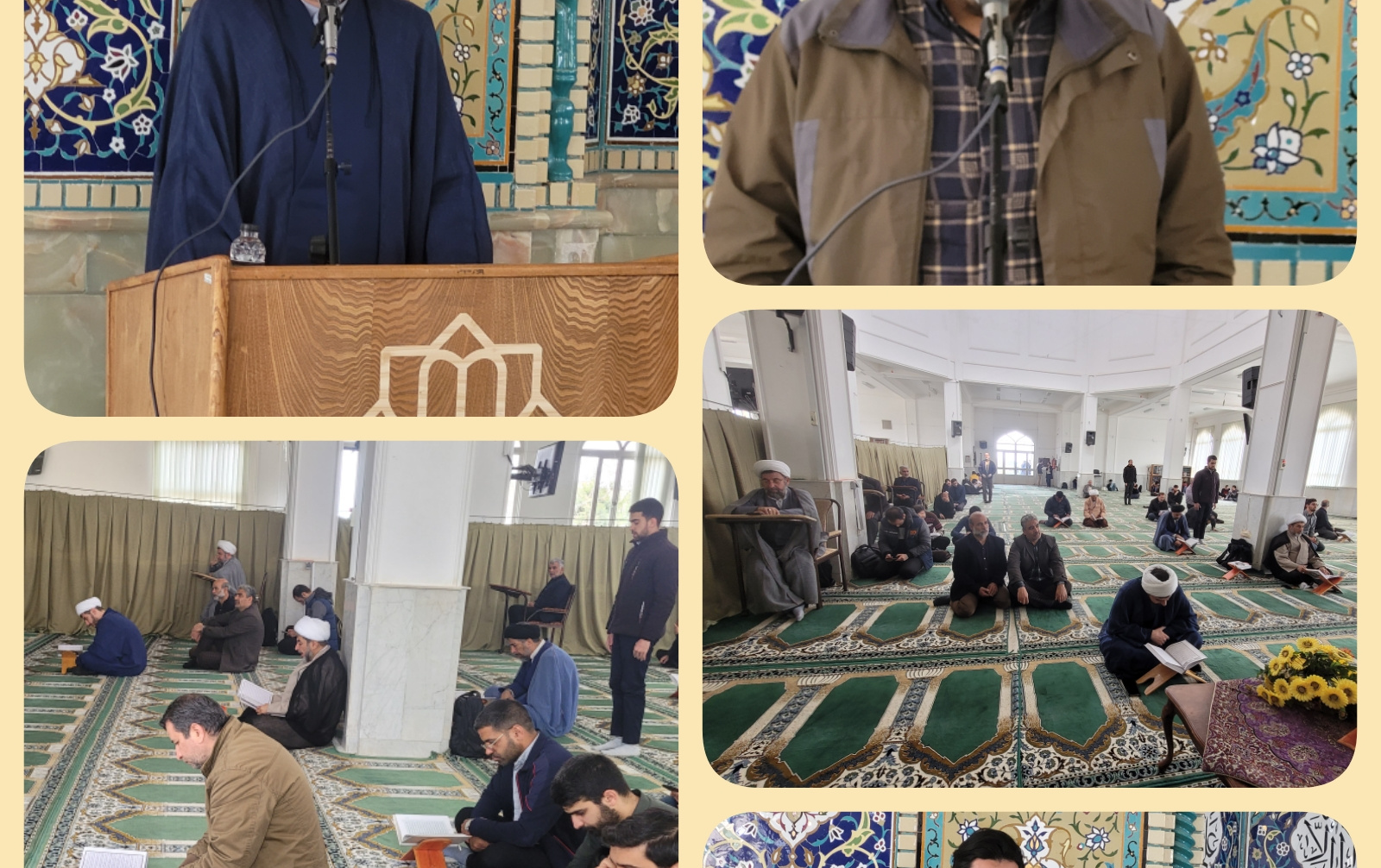 برگزاری مراسم معنوی دوشنبه های قرآنی مسجد دانشگاه کاشان