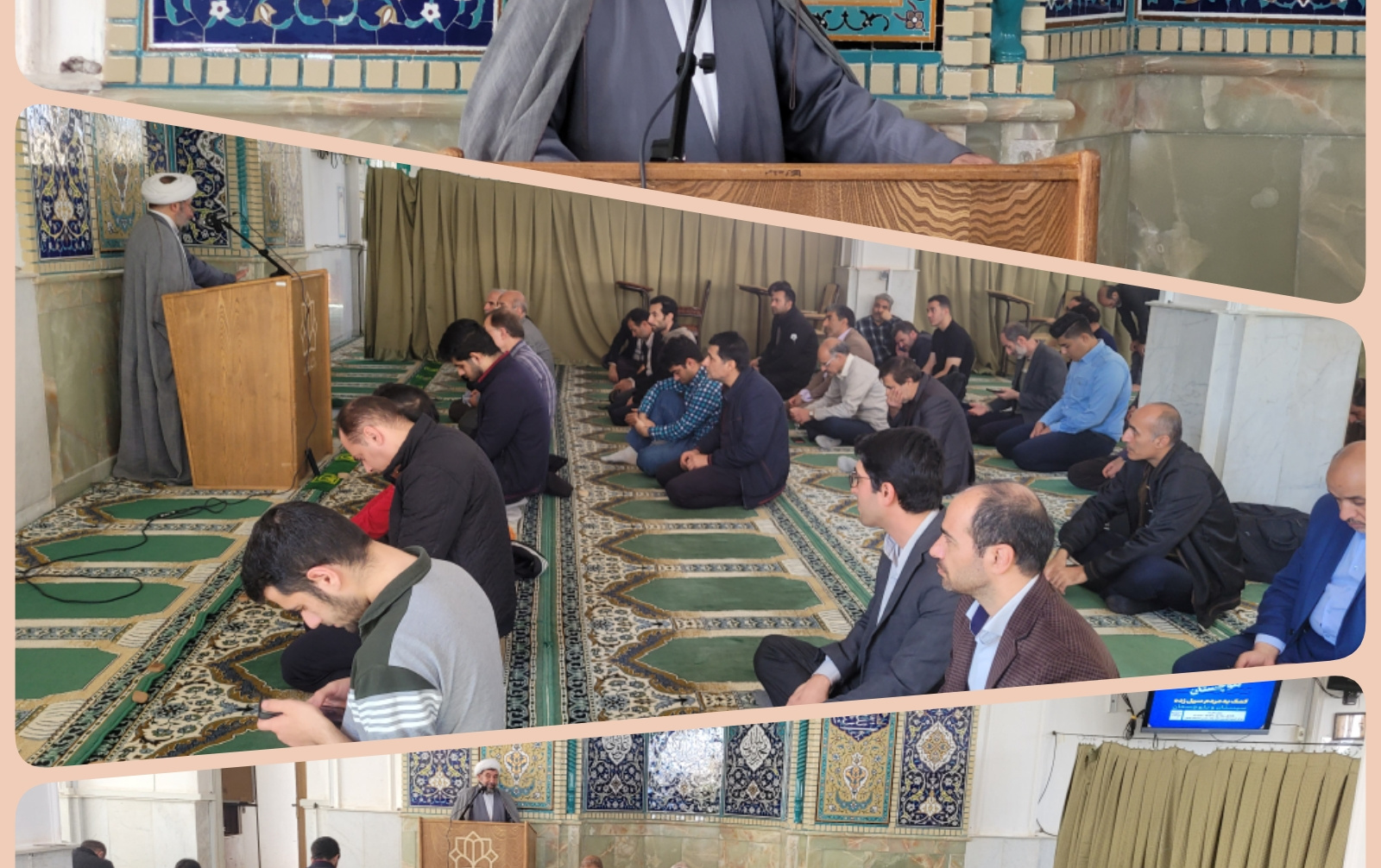 سخنرانی معاون نهاد نمایندگی مقام معظم رهبری مسجد دانشگاه کاشان